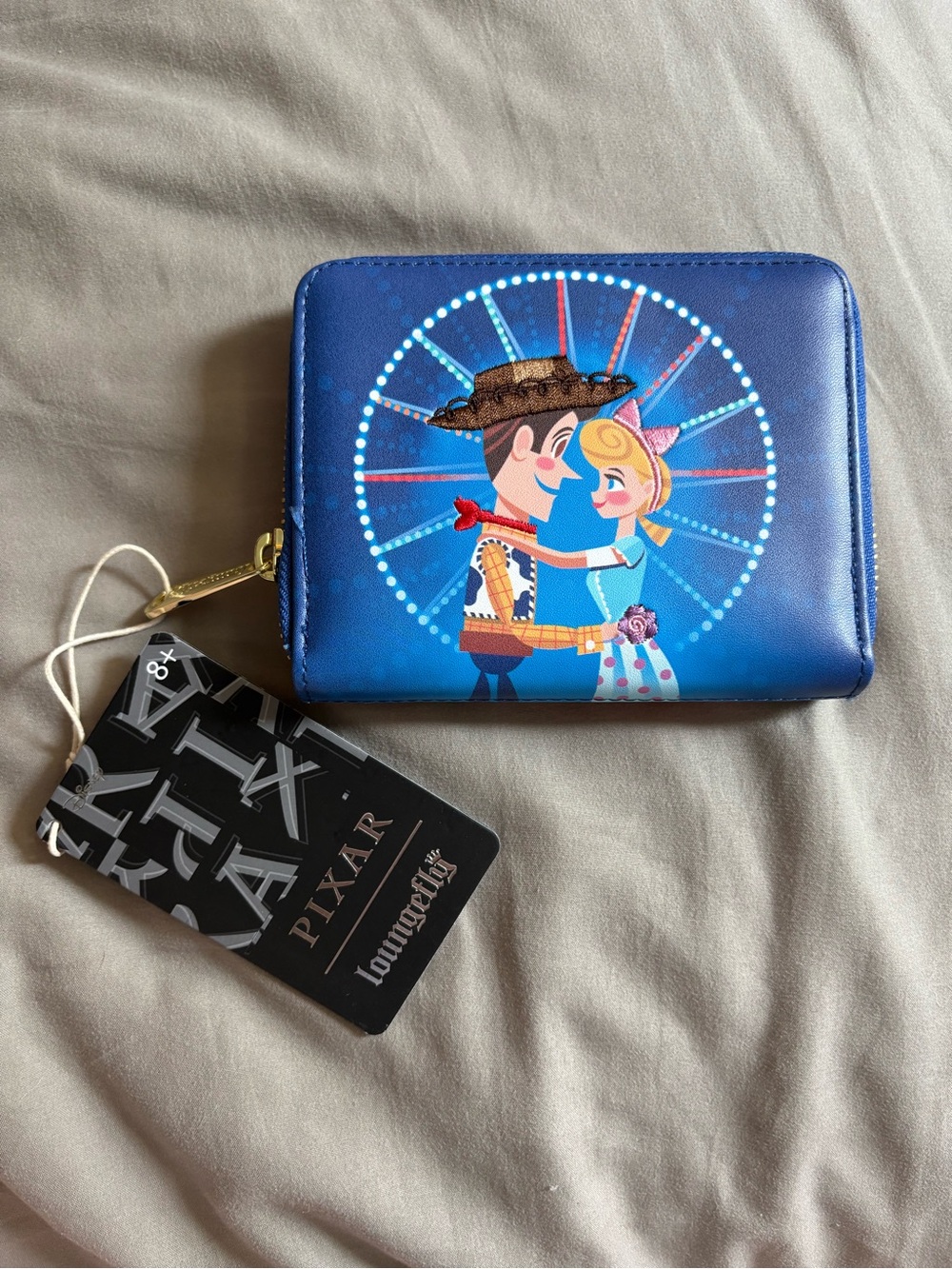 🔥Loungefly Toy Story Woody & Bo Peep Compact Zip Wallet